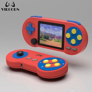 Spelare Vilcorn SF2000 Retro Handheld Game Consol 3 Inch IPS Srceen Portable Gaming Players Mini Consoles for Gameboy Sega SNES Kid Gift