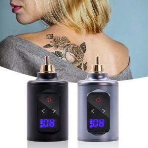 Fornisci connettore RCA Batteria per tatuaggio wireless portatile 1400mAh Ricarica rapida per alimentatore per mini tatuaggio con penna rotativa per macchinetta per tatuaggi