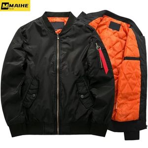 2023 MA1 Pilot Bomb Jacke Herren Herbst und Winter Verdickte Baseball Anzug Mantel Lässig Militärischen Winddicht 240226