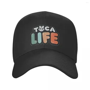 Береты Game Toca Life World Бейсбольные кепки Мужчины Женщины Спортивные солнцезащитные шляпы Шляпа Регулируемый Snapback Dad Spring