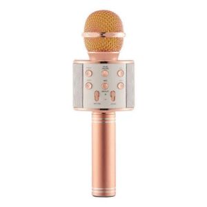 Speakers WS858 Professional Wireless Microphone Speaker Karaoke Condenser MIC Bluetooth Microphone Radio Studio Record Mic WS858 Music