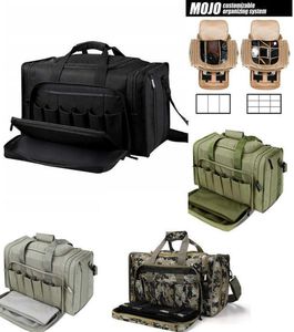 SoarOwl Tactical Gun Range Bag Shooting Duffle Bags for Handguns Pistols with Lockable Zipper and Heavy Duty Antiskid Feet Q07215865380