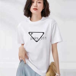 Women's Blouses Shirts Fashion T-shirt Designer T-shirt Designer Clothing P Home Clothing Street Short Sleeve Shirt Asian size S-5XL 240229