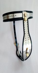 Dispositivo per cintura Cage Cock Pantaloni in silicone in acciaio inossidabile BDSM Bondage Cbt Ex Toys For Men6216855