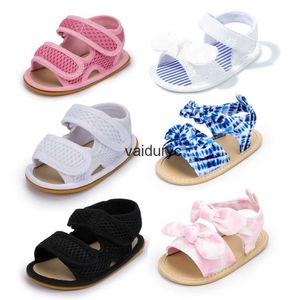 First Walkers New Summer Baby Sandals Infant Boy Girl Shoes Non-slip Rubber Sole Net Flat Heel GardenH24229