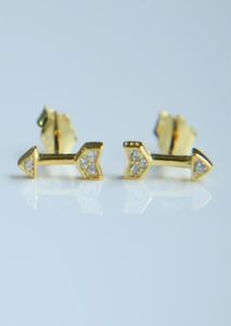 Mode 925 Sterling Silver Arrow Stud Earring for Women Wedding Stud Earring Gift1523480