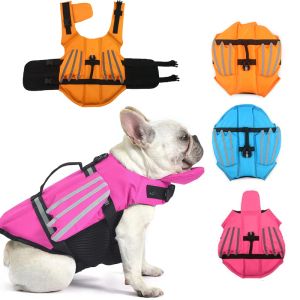 VESTS DOG Life Jacket Wings Design Pet Life Vest Puppy Flotation Lifesaver Preserver Swimsuit med handtag för Swim Pool Beach Boating