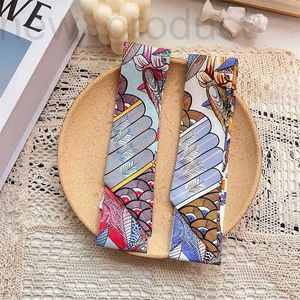 Scarves Designer Handbag Series Binding Bag Handle Scarf Bag Band Accessories Headband Women's Headband Twill Small Ribbon Y0HL