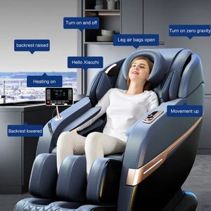 Hem Jade Zero Gravity Massage Chair Electric Heating Lutar hela kroppsmassagestolar Intelligent Shiatsu Massage Soffa