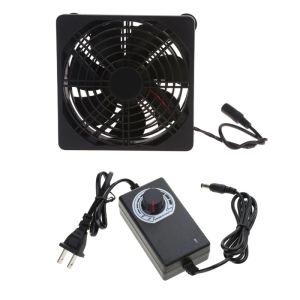 Fans PC Cooler Cooling Fan 110V 220V Variable Speed Controller 3V to 12V for Biltong Box Greenhouse Receiver Amplifier T5EE