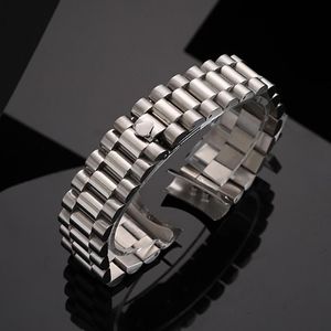 Watch Bands Stainless Steel Band Strap 20mm 17mm Replacement Bracelet Accessories For Oyster Perpetual199F