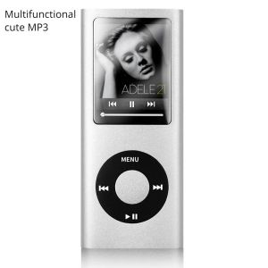 Player 2023 Novidades de chegada MP4 Music Player FM Radio Student English MP3 Walkman Gravando Slim Metal Mp3 Player para iPod Style Wholesale