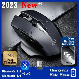 Möss Loerss Wireless Bluetooth Business Office Mouse Ergonomic Optical Silent Bluetooth 5.0 för PC Business Office Wireless Mouse