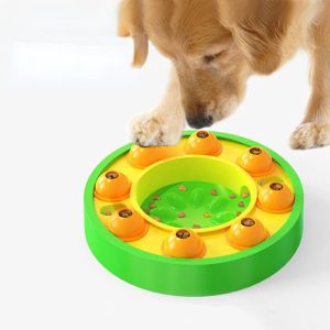 Toys Dog Toys Puzzle Food Box Slow Feeder Puppy Training Feeding Bowl Treat Dispensing Fun Pet Multifunctional NonSlip Sturdy Toy