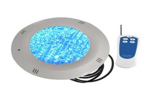 Lâmpada LED para piscina AC 12V DC12V Luzes subaquáticas de montagem em superfície à prova d'água IP68 com controle remoto 18W 24W 35W RGB Luzes Col1944302