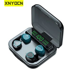 Ohrhörer XNYOCN M22 TWS Wireless Bluetooth kompatible Kopfhörer Paar Touch Ohrhörer Stereo -LED -Anzeige vier Headset für Doppelpersonen