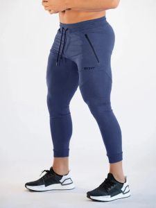 Calças joggers calças para homens moletom atlético ginásio treino fino ajuste com bolsos calças esportivas treino de fitness corredores