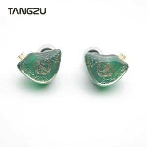 Cuffie Tangzu Wan er Sg Jade Green 10mm Driver dinamico Driver Hifi Monito