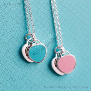 Ювелирные ожерелья TC Ожерелье с подвеской в виде двойного сердца для женщин Дизайнерское колье-колье