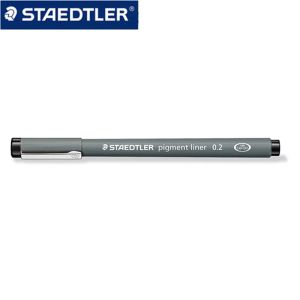 İşaretçiler 3 PC/Lot Staedtler 308 Siyah Mürekkep Sanat İşaretçisi Pens Mikron Çizim Kalemi Sanat Markners Fırça Su Geçirmez Manga Anime Çizgi Kalem