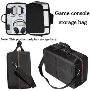 Bags 1 Pcs Game Console Storage Bag For PS5 Bag Game Console Accessory Storage Bag Handle Earphones Portable Handheld Diagonal B T0R8