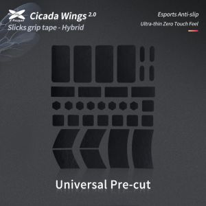 Pads xraypad cicada ali v2 slicks universal precetto nastro per impugnatura xraypad mouse nastri