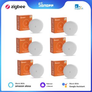 Control SONOFF SNZB02P Zigbee Temperature And Humidity Sensor Smart Home RealTime Sync EWeLink APP SONOFF ZBBridge Alexa Google Home