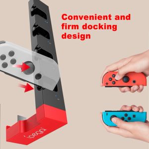 Stands PG9186 Controller Charger Charging Dock Stand Station Holder for Nintendo Switch NS JoyCon Game Console Gamepad with Indicator