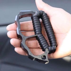 ment Fácil de usar Edição limitada Gaming Hard Perfect Knuckleduster Anel multifuncional de quatro anéis de dedo Chaveiro de boxe Ferramenta de sobrevivência 143418