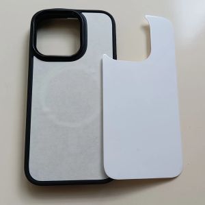 10pcs/lot Magnetic wireless charging magnet sublimation phone case for magsafe iphone 15 Pro 14 13 pro max cover cases blank products
