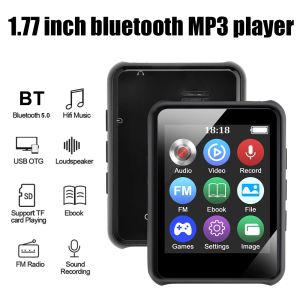 Плееры MP3 Мини-музыкальный плеер Bluetooth HIFI Динамик Воспроизведение Студенческая спортивная электронная книга FM-радио Мода Walkman Игры Видео Диктофон