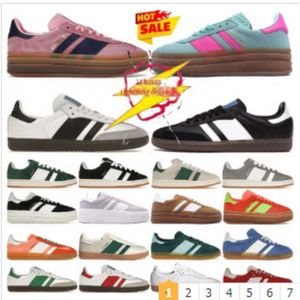 2024 Neue Schuhe Gazelle Designer Casual Platform Bold Glow Pulse Mint Core Schwarz Weiß Solar Super Pop Pink Fast Gelb Männer Frauen Campus Sports Sneakers