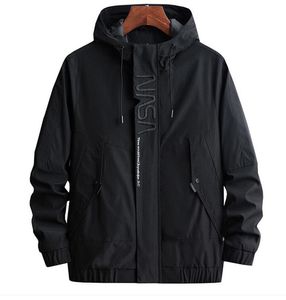 Autumn Fashion Bomber Jackets för män Casual Windbreaker Army Camping Coat Man Sport Hooded Outdoor Jacket Man Clothing 7xl