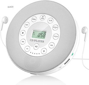 CDプレーヤーCDプレーヤーポータブルウォークマンステレオサウンドシステム充電式Bluetooth再生CD/CD-R/CD-RW/MP3サポートUSB AUXHL2402