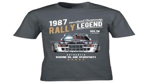 Rally Legend Motiv mit 1987 Lancia Delta Integrale Hf Auto Männer Sommer Marke Baumwolle Hip Hop Fitness Kleidung Männer T Shirt 2204078908872