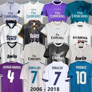 Retro-Fußballtrikots, Finale, Fußballtrikot, GUTI BENZEMA SEEDORF, CARLOS, RONALDO KAKA, 94, 96, 97, 98, 04, 06, 07, 08, 09, 10, 11, 13, ZIDANE Beckham, RAUL, Vintage, Real Madrid FIGO