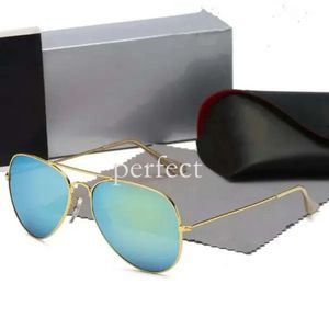 Дизайнерские солнцезащитные очки Ray Ban, роскошные авиаторы, черная оправа, мужские и женские очки Sonnenbrille, металлические линзы Raybann 758