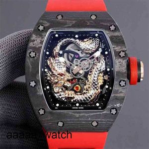 Automatisk RicharSmilles Watch ZF Factory Swiss Tourbillon Movement Luxury Limited Edition Luxury Wristwatch Business Leisure RM5703 Helt kolfiber T