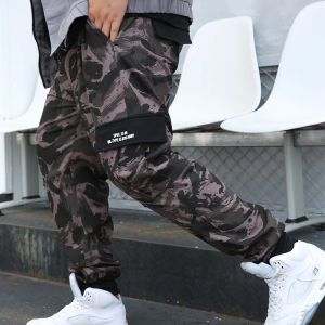 Calças de carga dos homens jogger estiramento militar suor calças homem plus size 6xl 7xl 8xl 9xl harem camuflagem masculino safari camo jogging