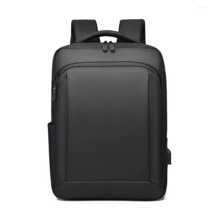 Backpack anty kradzież plecaki Oxford Wysokiej jakości mężczyźni 14 -calowy laptop do szkolnej podróży ol biznesowa torba biznesowa męska swobodne ładowanie USB