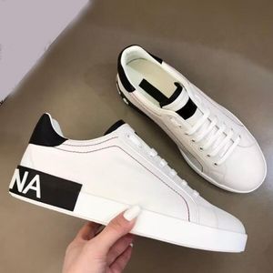 Luxury Brand Casual Shoes Designer Letter Men Shoes High Quality Women Fashion and Comfortable Calf Leather Breathable Low Top Outdoor Sports Walking Shoes