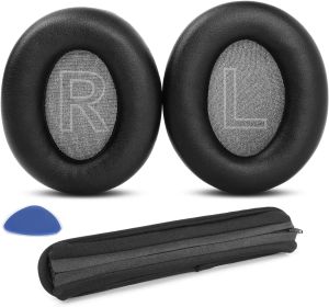 Aksesuarlar Alternatif Earpads Anker Soundcore Life ile Uyumlu Q20 Q20BT Kulak Pedleri, Protein Deri ile