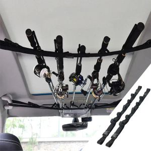 Werkzeuge 2 Stück Angeln Fahrzeug Rod Carrier Angelrute Angelrutenhalter für Auto Auto Angeln Truss Gurtband mit Krawatte Hosenträger Wrap Pesca