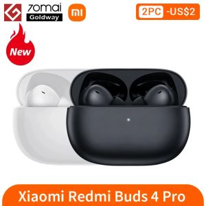 Headphones Xiaomi Redmi Buds 4 Pro Bluetooth Earphone TWS True Wireless Earbuds Noise Cancelling 3 Mic Wireless Headphones ANC Headset 4Pro