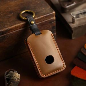 Luxus Leder Auto Schlüssel Fall Abdeckung Schlüsselanhänger Zubehör für Mazda 3 Axela CX30 CX4 CX5 CX8 2020 Schlüsselring Halter Shell Fob Tasche