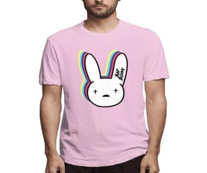 Bad Bunny Mens T Shirt Classic Design Wygodne bluzy nowatorskie ubranie oddychające z krótkim rękawem Bawełniana koszulka streetwearna S6XL7970385