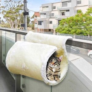 Cat Beds Furniture Cat Puppy Hammock Deluxe Foldable Removable Window Cat Radiator Bed Winter Warm Puppy Pet Radiator Bed With Strong Frame