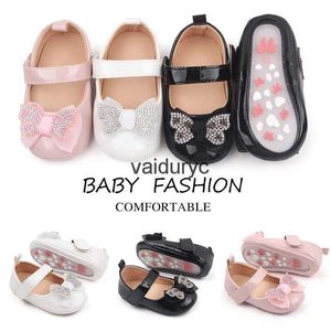 Första Walkers Baby Girl Shoes i 0-1 år småbarn våren och sommarprinsessan Mary Jane Butterflyh24229