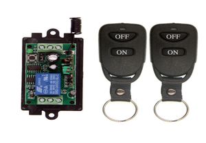 Wireless RF Remote Control Light Switch 10A Reläutgång Radio DC 9V 12V 24V 1 CH Channel 1CH Mottagarmodul Sändare3953841