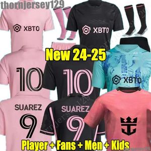 23 24 Iner Miami Fußballtrikots MESSIS SUAREZ Fooball Shirs 2024 2025 MATUIDI HIGUAIN TRAPP PELLEGRINI PIZARRO FC Trikot Fans Spieler CARRANZA PIREZ MORGAN